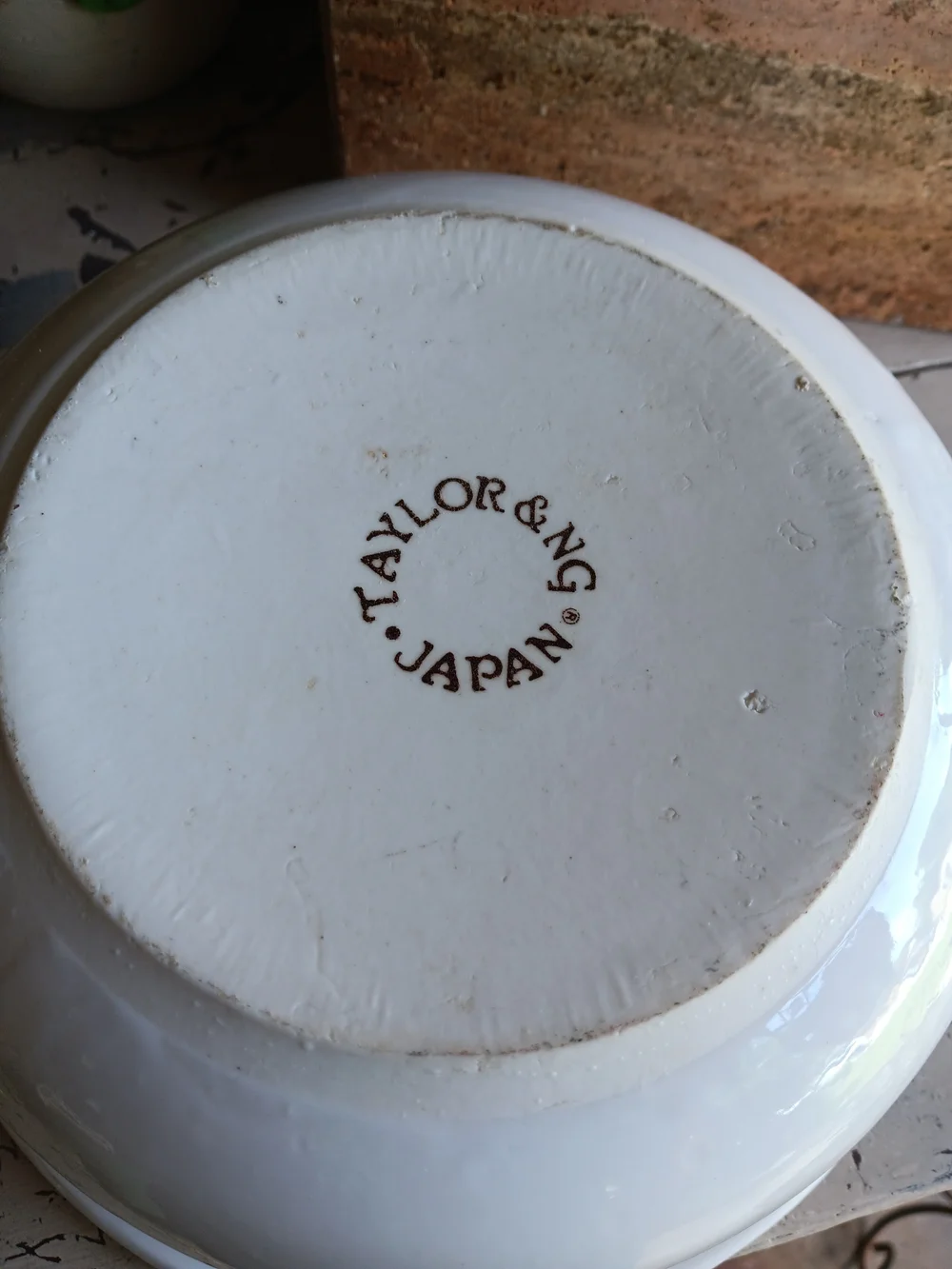 Taylor & NG Vintage Stoneware Bowl Dutch Oven Japan RARE